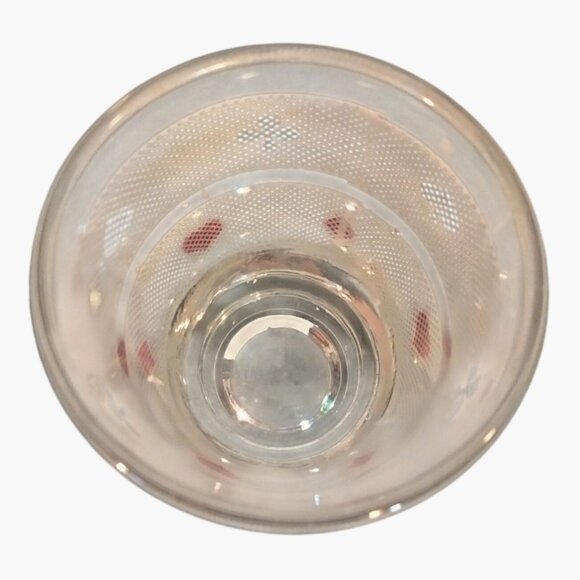 Vintage Shot Glass Playing Card Suits Heart Diamond Spade Club - Picture 4 of 5